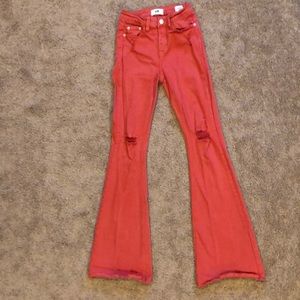 High-Rise Flare Jeans